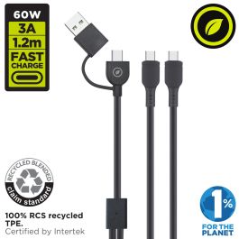 Cable USB-C Muvit for Change Negro