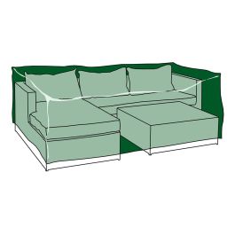 Altadex Funda protectora para chaiselong y mesa 213x132x74cm, poliéster 240g/m², impermeable y transpirable, verde Precio: 55.68999953. SKU: S7910294