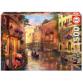 Educa Puzzle 1500 Atardecer en Venecia Rompecabezas 1500 Piezas Recomendado a partir de 6 años