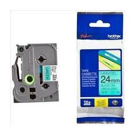 Brother - Cinta para Rotuladora Laminada, Texto Negro sobre Verde, 24 mm x 8 m Precio: 19.49999942. SKU: B17LM8RELS