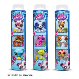 Littlest Pet Shop Pack 3 Figuras Mascotas 6,35x25,4x6,35 cm Modelos Surtidos