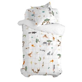 Juego de funda nórdica HappyFriday Mini savanna Multicolor Cama de 80 2 Piezas Precio: 46.49999992. SKU: B1FVS7JC9V