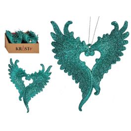 Adorno Árbol Navidad Pequeño Alas Verde Menta Krist+ 12x13x2.5 cm (48 Unidades) Precio: 61.8899996. SKU: B13EBESDJ7