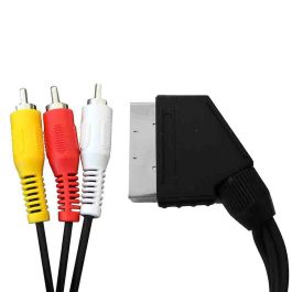Logilink Euroconector macho a 3rca 1,5m cable audio-stereo-video