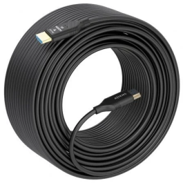 AISENS - CABLE HDMI V2.1 AOC ULTRA ALTA VELOCIDAD / HEC 8K@60HZ 4K@120HZ 4:4:4 48GBPS, A/M-A/M, NEGRO, 20M