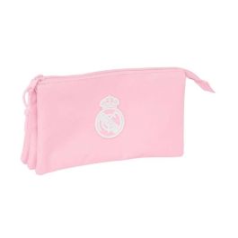 Safta Portatodo Triple Real Madrid Chica Rosa 22x12x3 cm