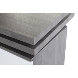 Escritorio DKD Home Decor Natural Gris Metal MDF (150 x 120 x 75 cm)