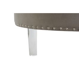 DKD Home Decor Descalzadora Gris Plateado 80 x 43 x 80 cm