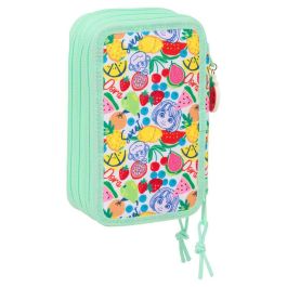 Safta Plumier Escolar Triple Cremallera 37 Piezas Dora 195x125x55 mm