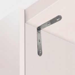 Edm Ángulo Refuerzo An24 Acero Inoxidable 80 x 80 x 19 mm 4 Unidades