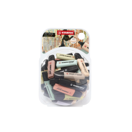 Stabilo Rotulador Boss Pastel Nature Colors Fluorescente Bombonera 60 Unidades Colores Surtidos