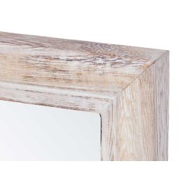 Espejo de Pared con Marco de Madera Natural 65x85 cm - Giftdecor Espejo de Pared con Marco de Madera Natural 65x85 cm - Giftdecor