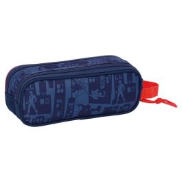 Safta Bolso Escolar Portatodo Doble Spiderman 80x210x60 mm