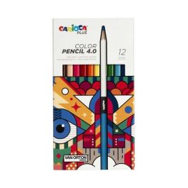 Carioca Lápices de colores Plus 4.0, caja de 12 unidades, colores surtidos, madera, forma hexagonal Precio: 5.79000004. SKU: B14K9KQ8Y5