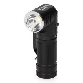 Mini linterna led 8 W 450lm.cuerpo aluminio, cabezal direccionable. recargable