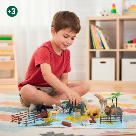 Set de Animales Salvajes Colorbaby Plástico 15 x 10 x 8 cm (4 Unidades)