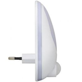 Smartwares 10.013.04 Luz de Noche LED con Sensor de Movimiento, Enchufable, 0.4W, Apagado Automático, Blanca