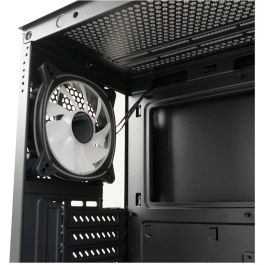 LC-Power LC-715B-ON Midi Tower PC Negra ATX/micro ATX/Mini-ITX con Ventana Lateral de Vidrio Templado y RGB para Juego