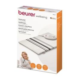 Beurer HK-25 Almohadilla Eléctrica Gris 30x40 cm - Alivia Molestias Musculares, Control de Temperatura, Funda Lavable Beurer HK-25 Almohadilla Eléctrica Gris 30x40 cm - Alivia Molestias Musculares, Control de Temperatura, Funda Lavable