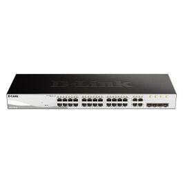 D-Link DGS-1210-28 Switch de Red Gestionable Inteligente 24 Puertos RJ-45 Gigabit y 4 Puertos SFP con Seguridad Avanzada