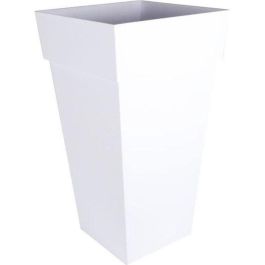 Maceta toscana EDA XXL - Cuadrada - 43.3 x 43.3 x H 80 cm - 98 L - Blanco Precio: 55.50000049. SKU: B1GARKJKRQ