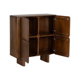 Armario Marrón Madera de Mango Salón 104 X 45 X 110 cm