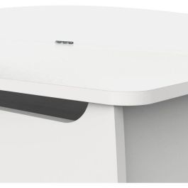 Caja para juguetes - FIRMIANA - Estilo escandinavo - Blanco mate / Roble Kronberg - 82,4 x 39,1 x 58,9 cm - DEMEYERE Caja para juguetes - FIRMIANA - Estilo escandinavo - Blanco mate / Roble Kronberg - 82,4 x 39,1 x 58,9 cm - DEMEYERE