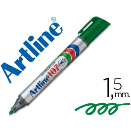 Artline Rotulador Permanente 107 Marcador Verde Punta Redonda Trazo 1,5 mm Precio: 9.5000004. SKU: B1HBR5EH4B