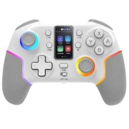Mars Gaming MGP-V3 Gamepad Inalámbrico Blanco, Pantalla LCD, Joysticks Hall Effect, Triple Conexión Bluetooth/2.4G/Cable, Compatible con Switch, Switch 2, PC, Android, iOS Precio: 46.6213. SKU: B1BTX5DLAA