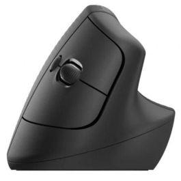 Logitech 910-006473 Lift Ratón Ergonómico Vertical Óptico RF Wireless + Bluetooth 4000 DPI Clics Silenciosos Grafito