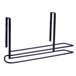 Soporte para rollo de cocina Kinvara, negro metal, 34x17x10 cm (8 Unidades) Soporte para rollo de cocina Kinvara, negro metal, 34x17x10 cm (8 Unidades)