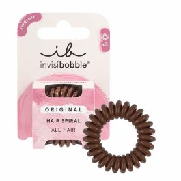 INVISIBOBBLE ORIGINAL #pretzel brown 3 u Goma de Pelo Sin Marcas Resistente al Agua