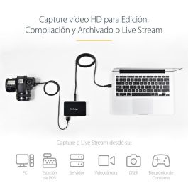 Capturadora Video Gaming Startech USB3HDCAP USB 3.0 HDMI DVI VGA