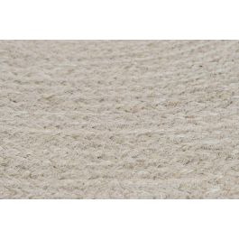 DKD Home Decor Alfombra Balines Natural 150 x 150 x 1.5 cm (2 Unidades) Yute Hecho a Mano