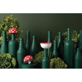 OTOTO Embudo de Cocina Magic Mushroom de Silicona Rojo/Blanco, Sin BPA