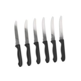 Cuyfor Set 6 Cuchillos Sierra 12 cm Hoja Acero Inoxidable Cocina Profesional (24 Unidades)