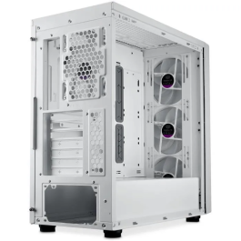 Cooler Master MasterBox 600 White Caja PC Escritorio ATX EATX ITX micro ATX Plástico Acero Vidrio Templado
