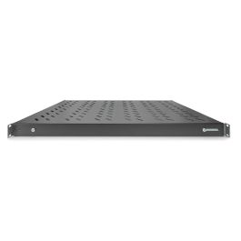 Digitus 1HE 44x482x700-1180mm bis 50kg schwarz var estantería para armario de 19" Negro