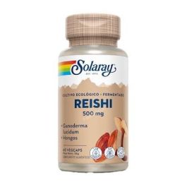 SOLARAY Reishi Orgánico y Fermentado 500 mg, Hongo Ganoderma lucidum con Beta-glucanos para Inmunidad, 60 Cápsulas Veganas Precio: 31.5000004. SKU: B1G5FZ39GS