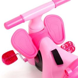 Molto Triciclo Urban Trike City Evolutivo 5 en 1 Rosa 89 cm para Bebés desde 10 Meses, Estructura de Metal y Plástico