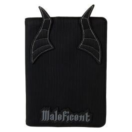 Loungefly Cuaderno Maléfica Villanas Disney Piel Vegana 16,5x22,2cm con Cremallera y 150 Hojas Rayadas