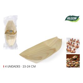 Set de 4 barquillas de madera Algon 23 cm (24 Unidades) Set de 4 barquillas de madera Algon 23 cm (24 Unidades) Precio: 21.6900002. SKU: B1HBW2JRBC