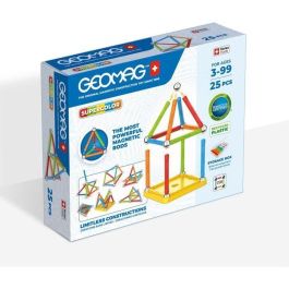 Toy Partner Geomag Green 00374 Juego de Construcción Magnético con 25 Piezas