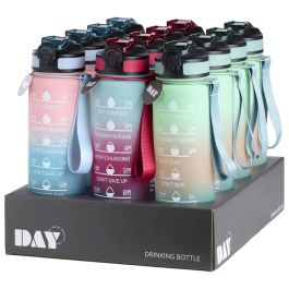 Day Botella Motivacional 900 Ml Con Marcador De Tiempo Ideal Para Hidratacion Diaria