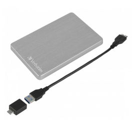 Verbatim Store'n'Go ALU Slim 2.5" 1TB USB 3.2 Disco Duro Externo Portátil Delgado, Carcasa de Aluminio