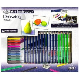 Royal Langnickel Juego De Dibujo Art Instructor con Lápices de Colores, Pastel en Barra y Bloc Dibujo Precio: 26.49999946. SKU: B132PDMC4W