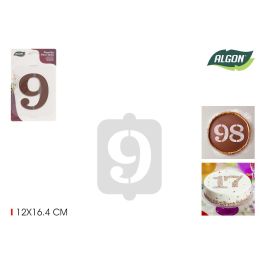 Algon Plantilla Tarta Cumpleaños N-9 Pequeña 20 cm x 13.5 cm (36 Unidades) Precio: 5.94999955. SKU: B1H65EFW8B