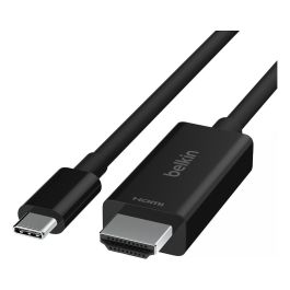 Belkin AVC012bt2MBK Cable USB C a HDMI 2.1, 2m, Resolución 8K 60Hz, HDR10+, Negro