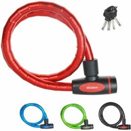 Master Lock Candado de Cable Reforzado Anticorte 1000x18mm con Cubierta de Vinilo y 4 Llaves Precio: 30.50000052. SKU: B1K4G7ZLL7