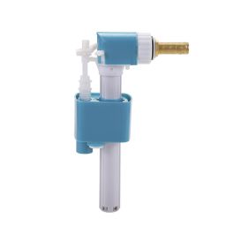 Mirtak Flotador lateral compacto tanque bajo - Accesorios de cisterna, PVC, Blanco/azul, 3/8" x 22 cm